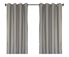 Cortina Semi-Opaca Gracas Color Gris 135 x 220 cm