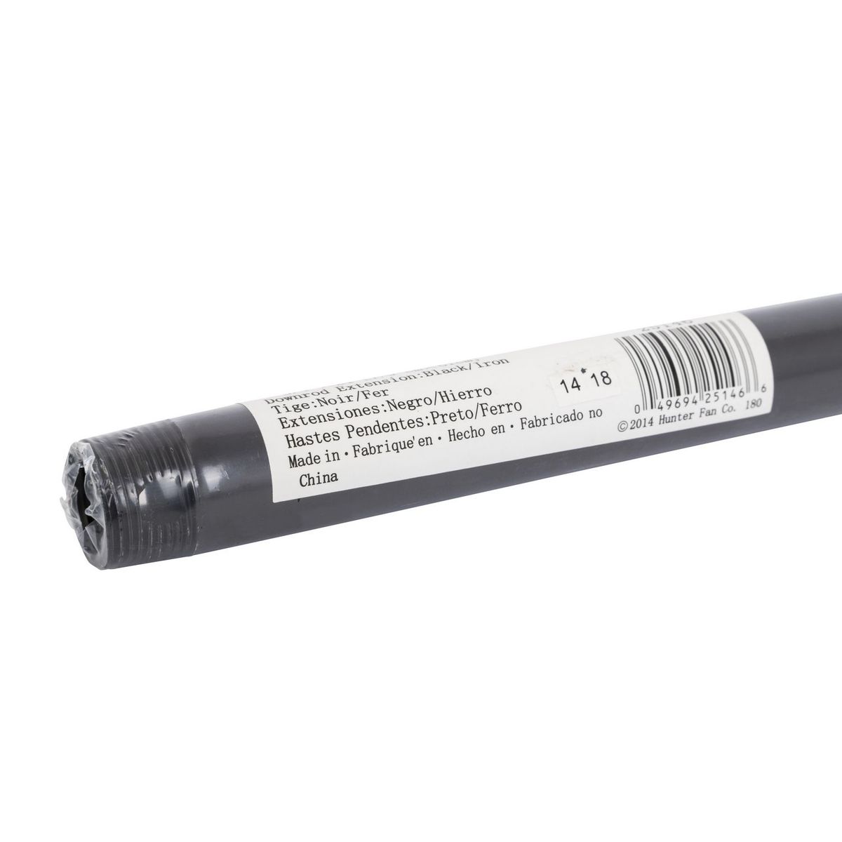 Tubo de Extensión Negro 24", marca Hunter - Foto 2