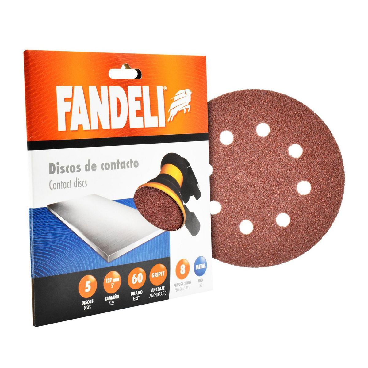Fandeli - Disco 5" Grado 060P Gripit