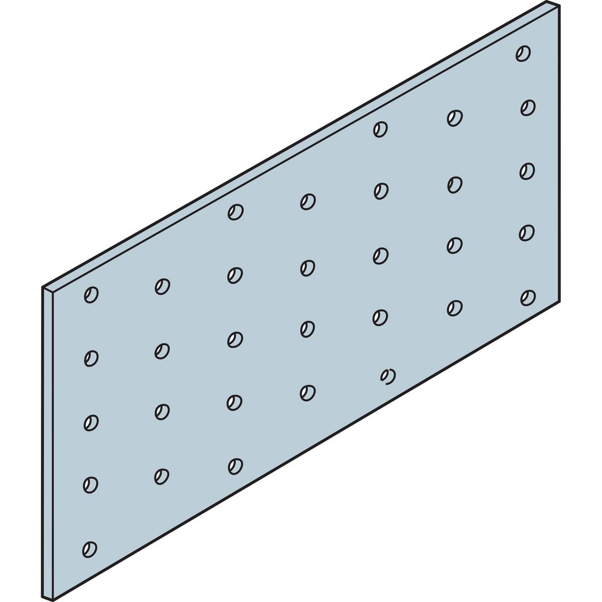Simpson Stron Tie - Plato clavable 3" x 7"