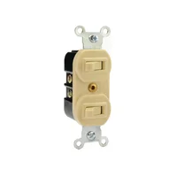 Apagador Doble Marfíl