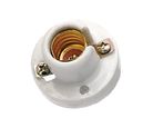 Socket de cerámica tipo E12 Blanco
