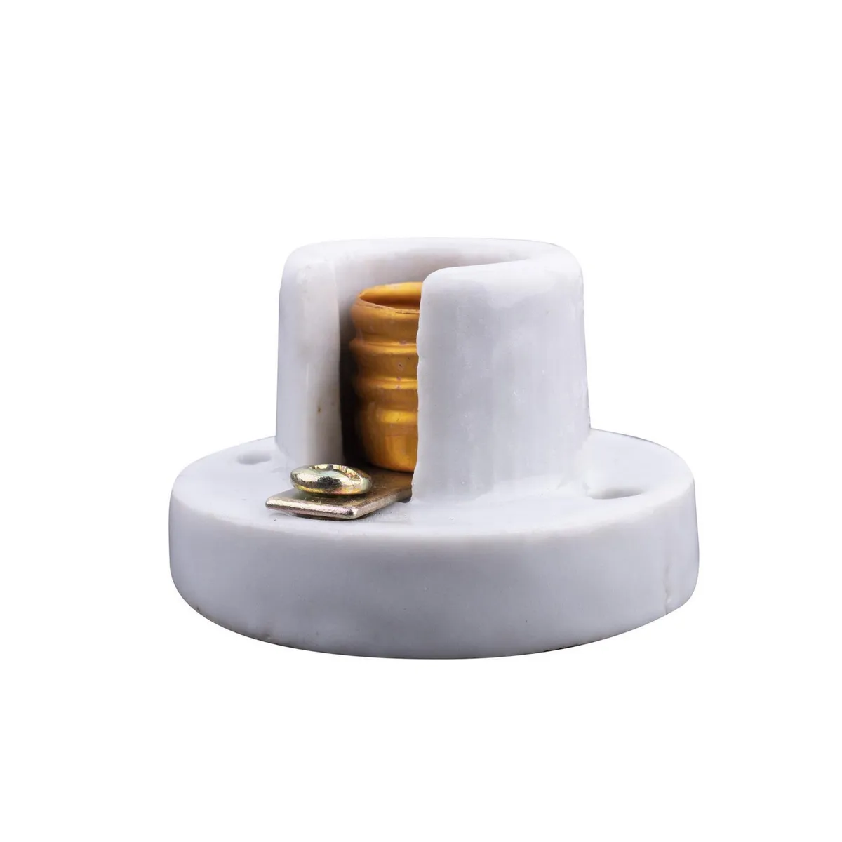 Socket de cerámica tipo E12 Blanco, marca Argos - Foto 2