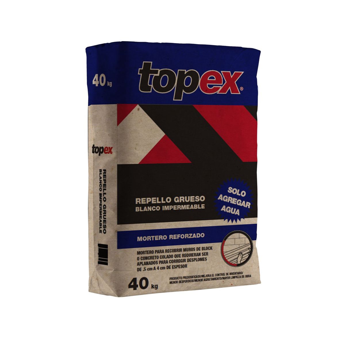 Topex - Repello grueso impermeable 40 kg blanco