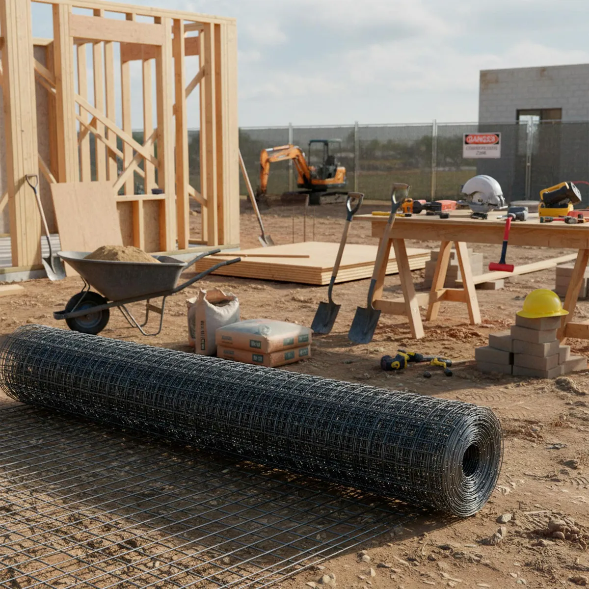 Multimarca - Malla electrosoldada 6 x 6 4-4, rollo 100 m2