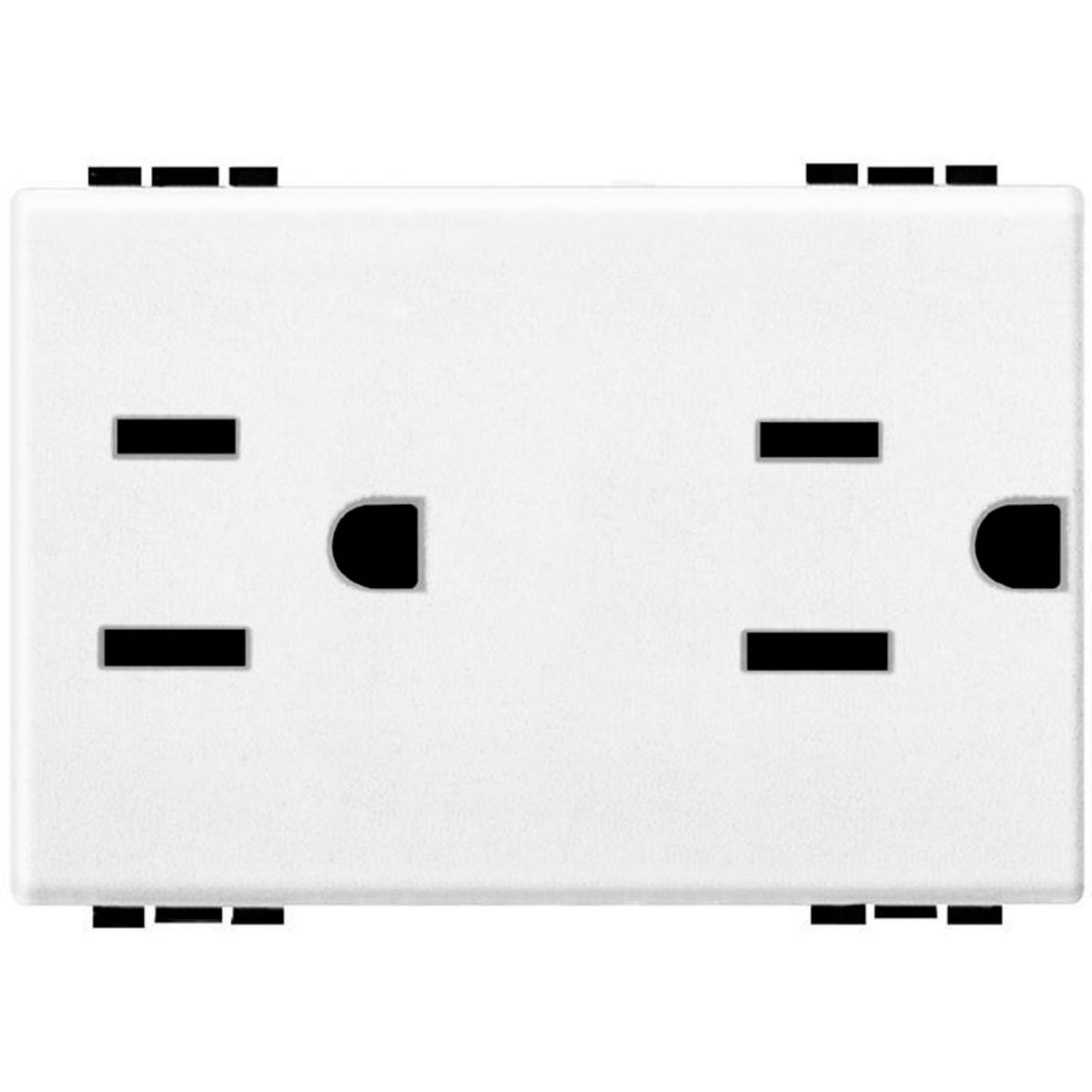 Bticino - Toma corriente doble c/protección infantil 127 V