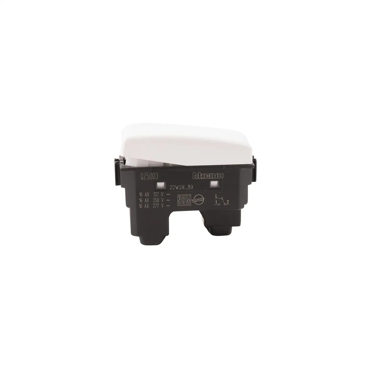 Bticino - Interruptor 3 vías 16AX, 127-277V