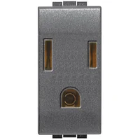 Toma Corriente Polarizado Aterrizada con Protección Infantil 127V-277V