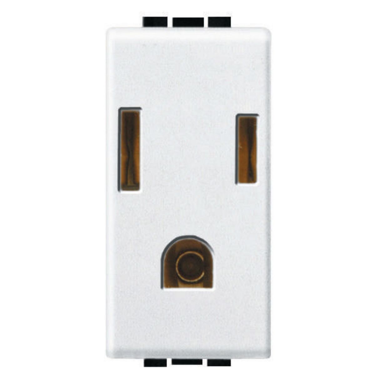 Bticino - Toma Corriente Polarizado Aterrizado conProtección Infantil 127V-277V