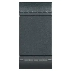 Interruptor sencillo 127-277 V negro