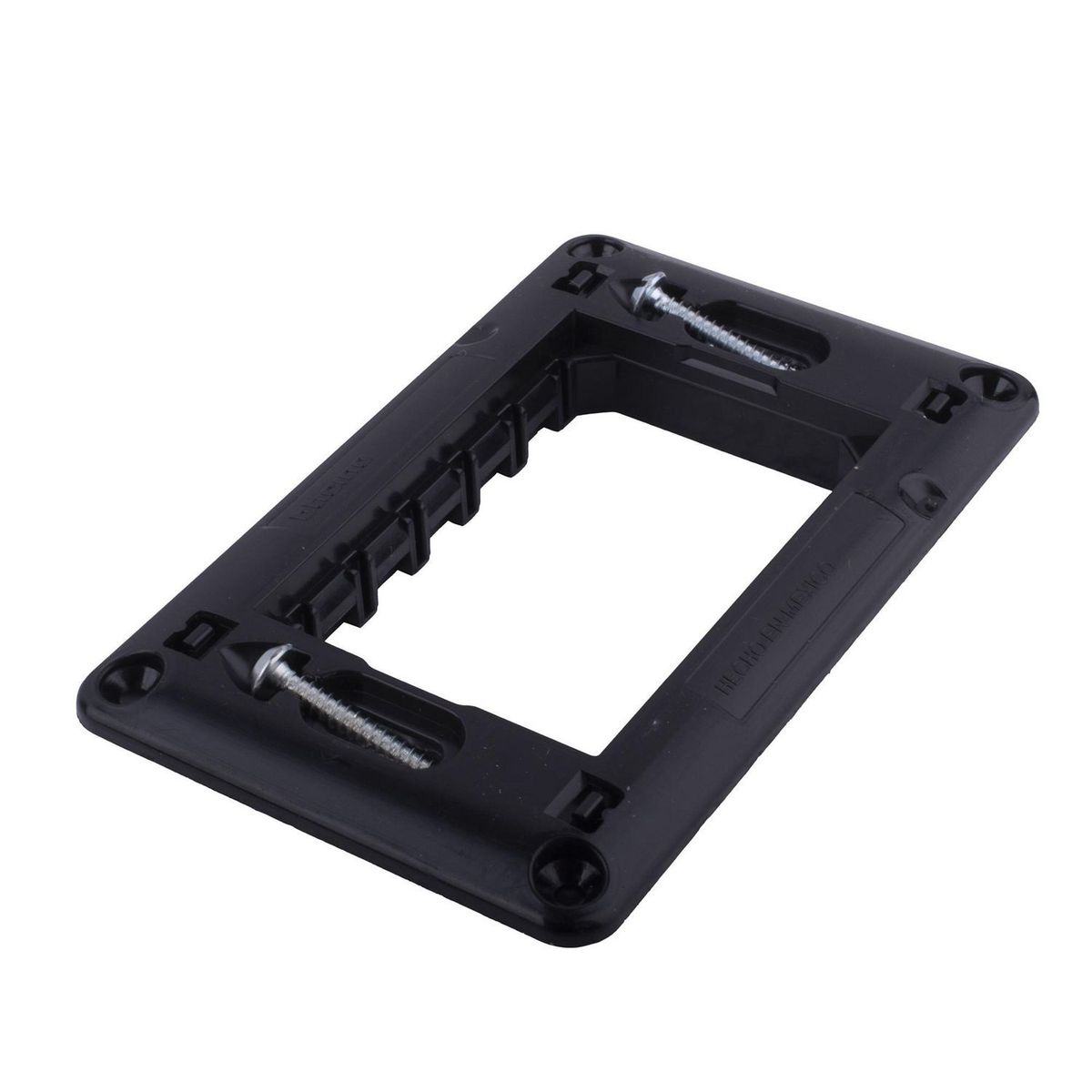 Bticino - Placa con chasís de resina 3 módulo aqua