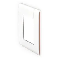 Placa con chasís de resina 3 módulo moka