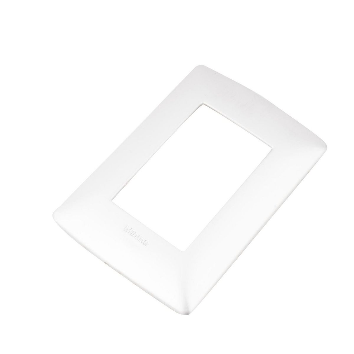 Bticino - Placa ce Aluminio con Chasis Color Plata Taxco 3 Mód.