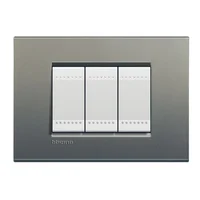 Placa rectangular avenue 3 módulos