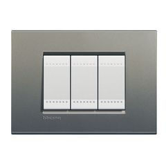 Placa rectangular avenue 3 módulos