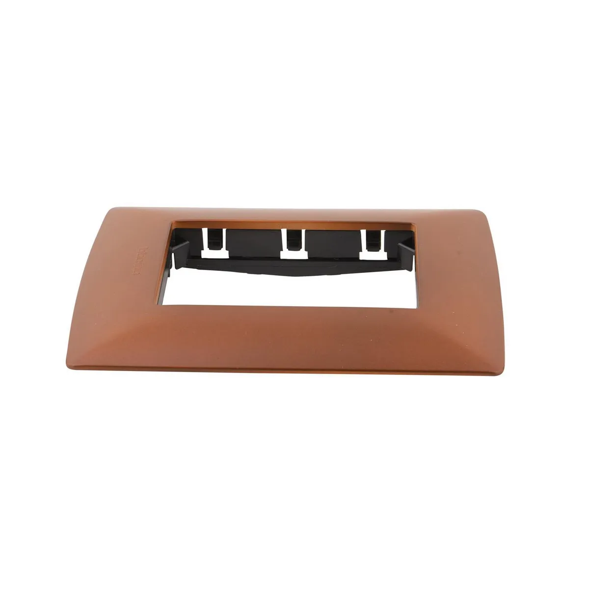 Bticino - Placa de Resina con Chasis Color Blanco Mérida 3 Mód.