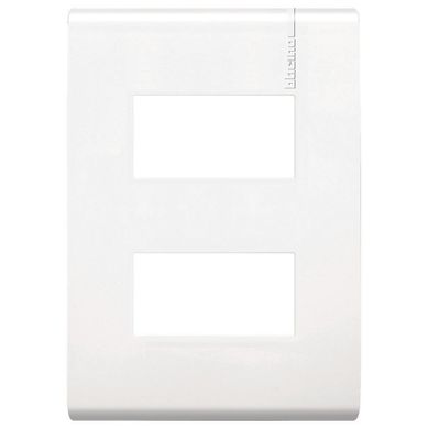 Placa con chas�s de resina 2 m�dulo blanco