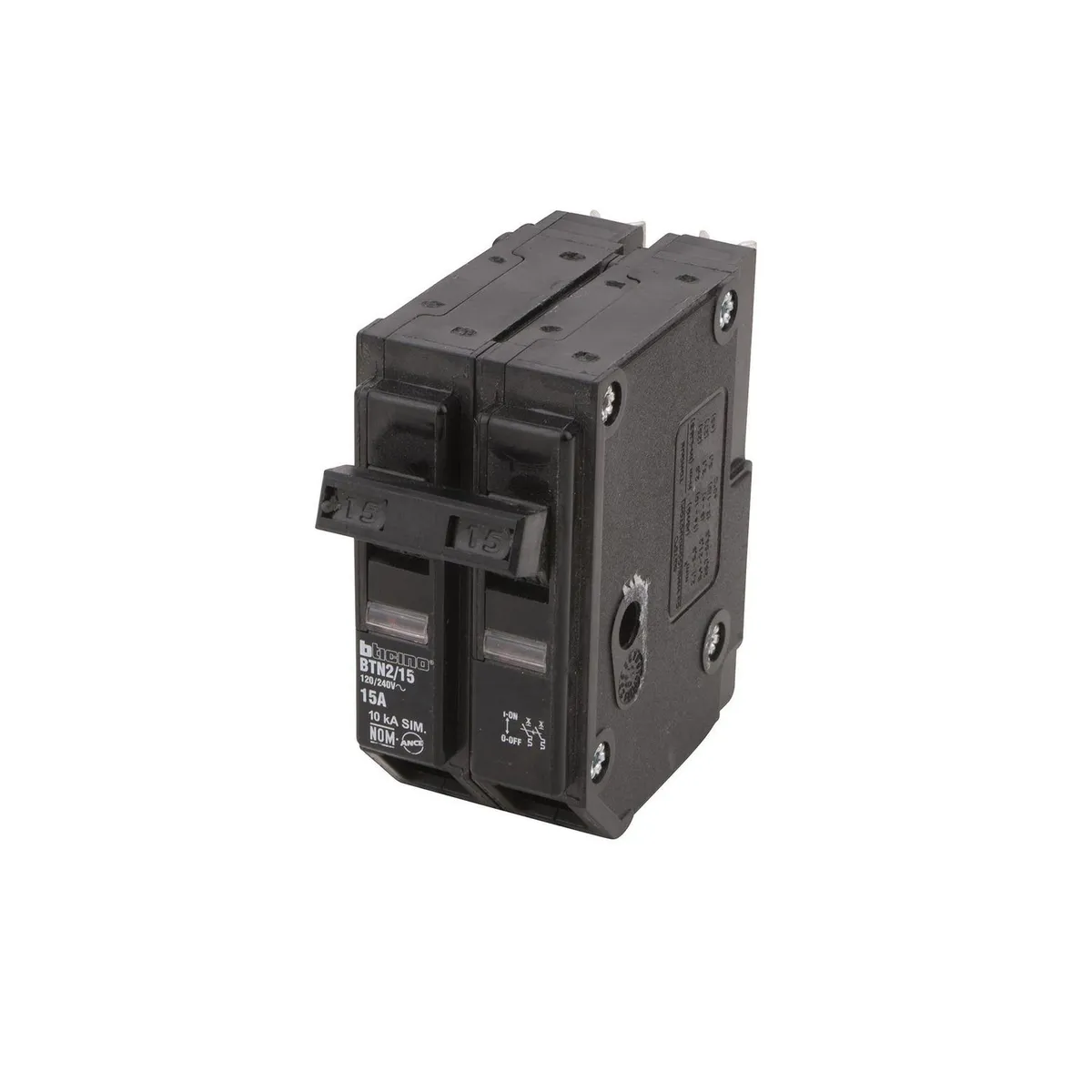 Interruptor Termomagnético Enchufable 2 X 15A 120V-240V, marca Bticino - Foto 2