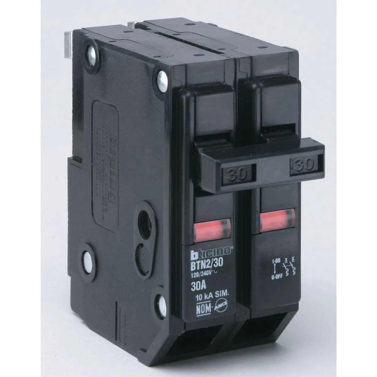 Bticino - Interruptor Termomagnético Enchufable 2 X 30A 120V-240V