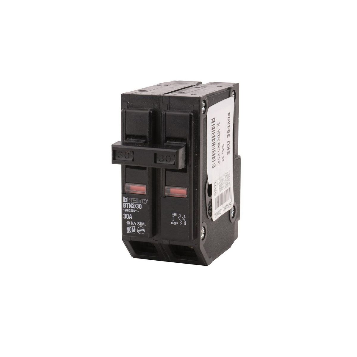 Bticino - Interruptor Termomagnético Enchufable 2 X 30A 120V-240V