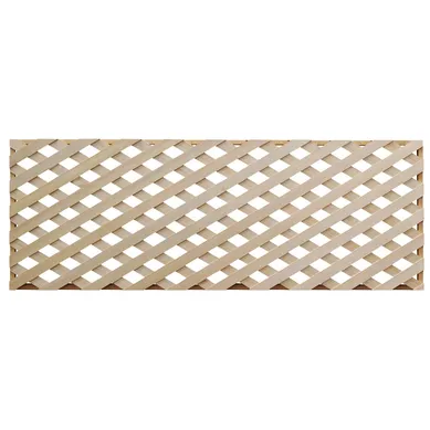 Enrejado diagonal madera mediana c/marco jard�n 60 cm x 2.00m)