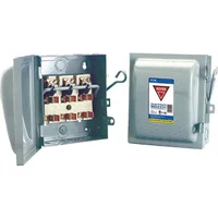 Interruptor de Seguridad 3 X 30 120V-240V 50-60Hz Gris