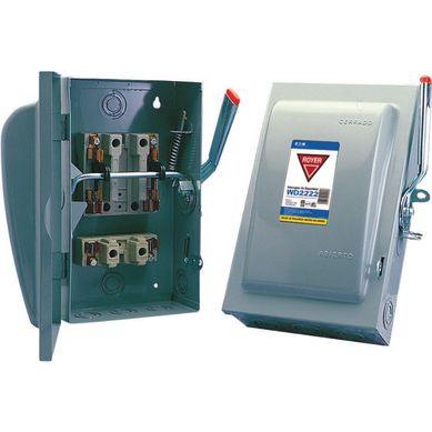 Interruptor de Seguridad 2 X 60  120V-240V 50-60Hz Gris