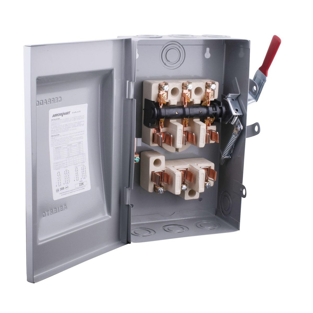 Royer - Interruptor de Seguridad 3 X 60 120V-240V 50-60Hz Gris