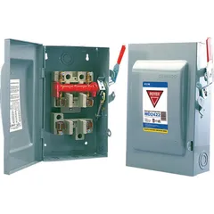 Interruptor de Seguridad 2 X 60 120V-240V 50-60Hz Gris