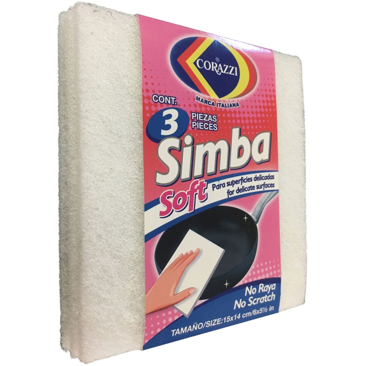 Corazzi - Set fibra Simba Soft 3 piezas