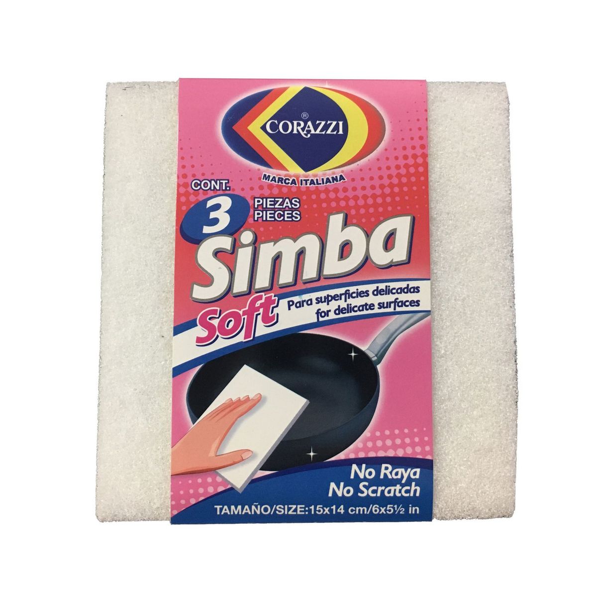 Corazzi - Set fibra Simba Soft 3 piezas