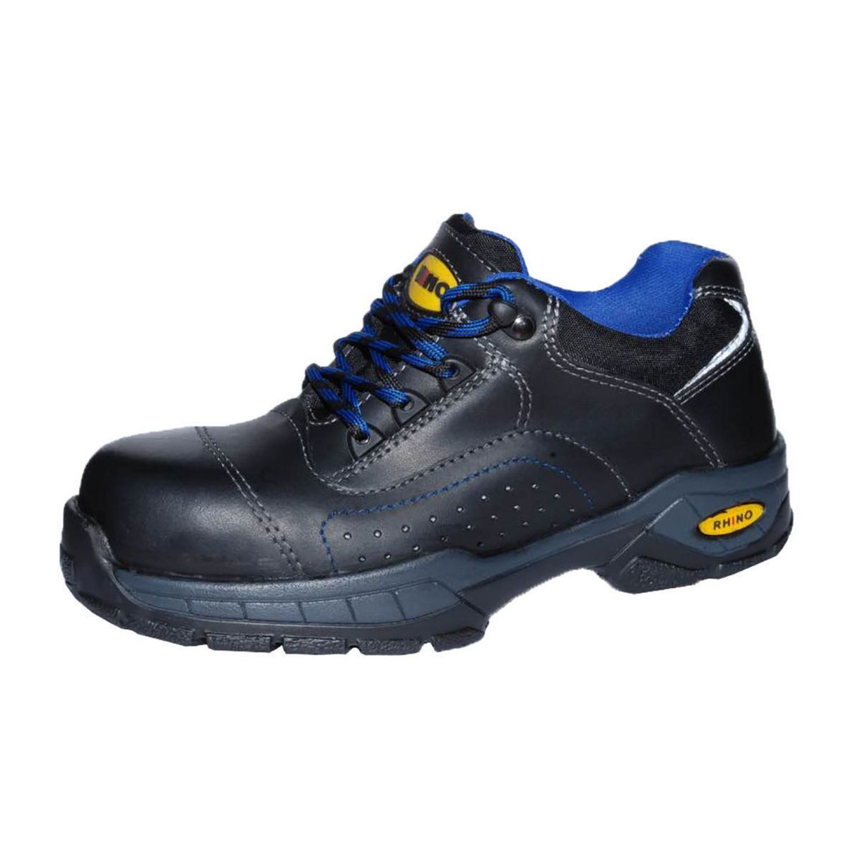 Rhino - Botas de seguridad de piel color negro no 26