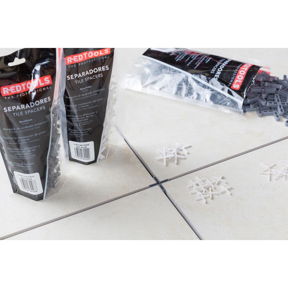 Redtools - Separador 2 mm 300 pzas