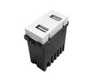Puertos USB 2A 2 pzas