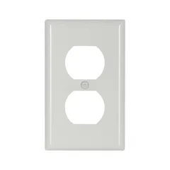 Placa contacto dúplex termoplástica nylon blanca