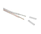 Cable polarizado para bocina transparante 1 M