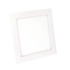 Luminario LED Cuadrado Slim para Empotrar de 18W Fría