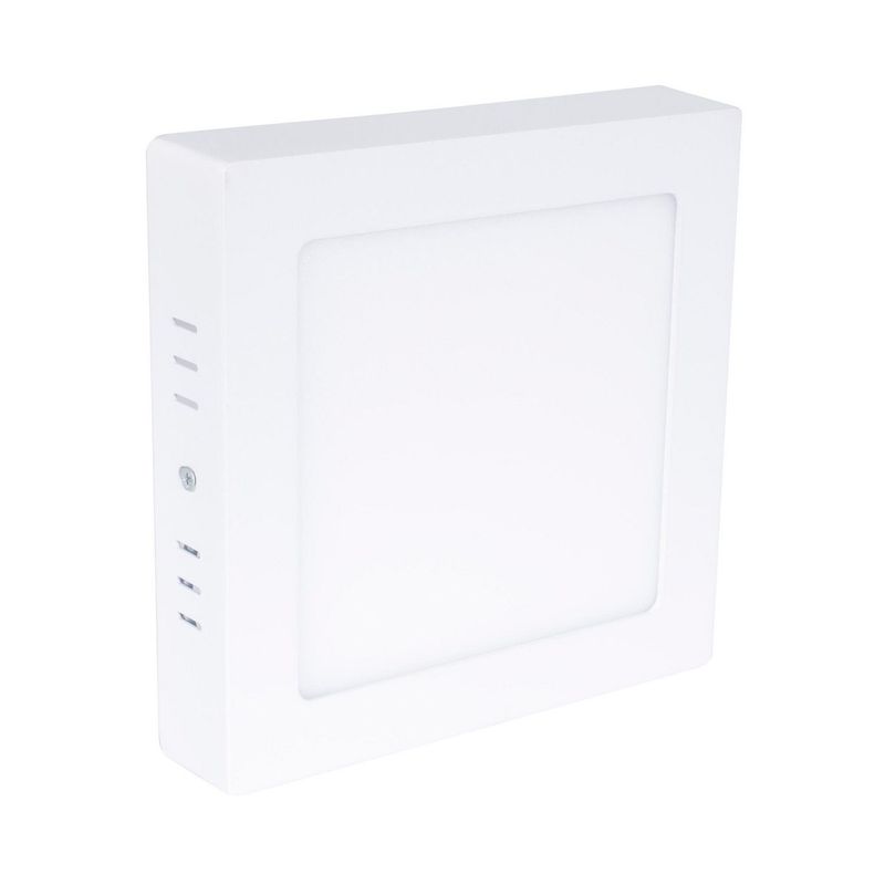 Iusa - Luminario LED Cuadrado para Sobreponer de 12W Luz Fría