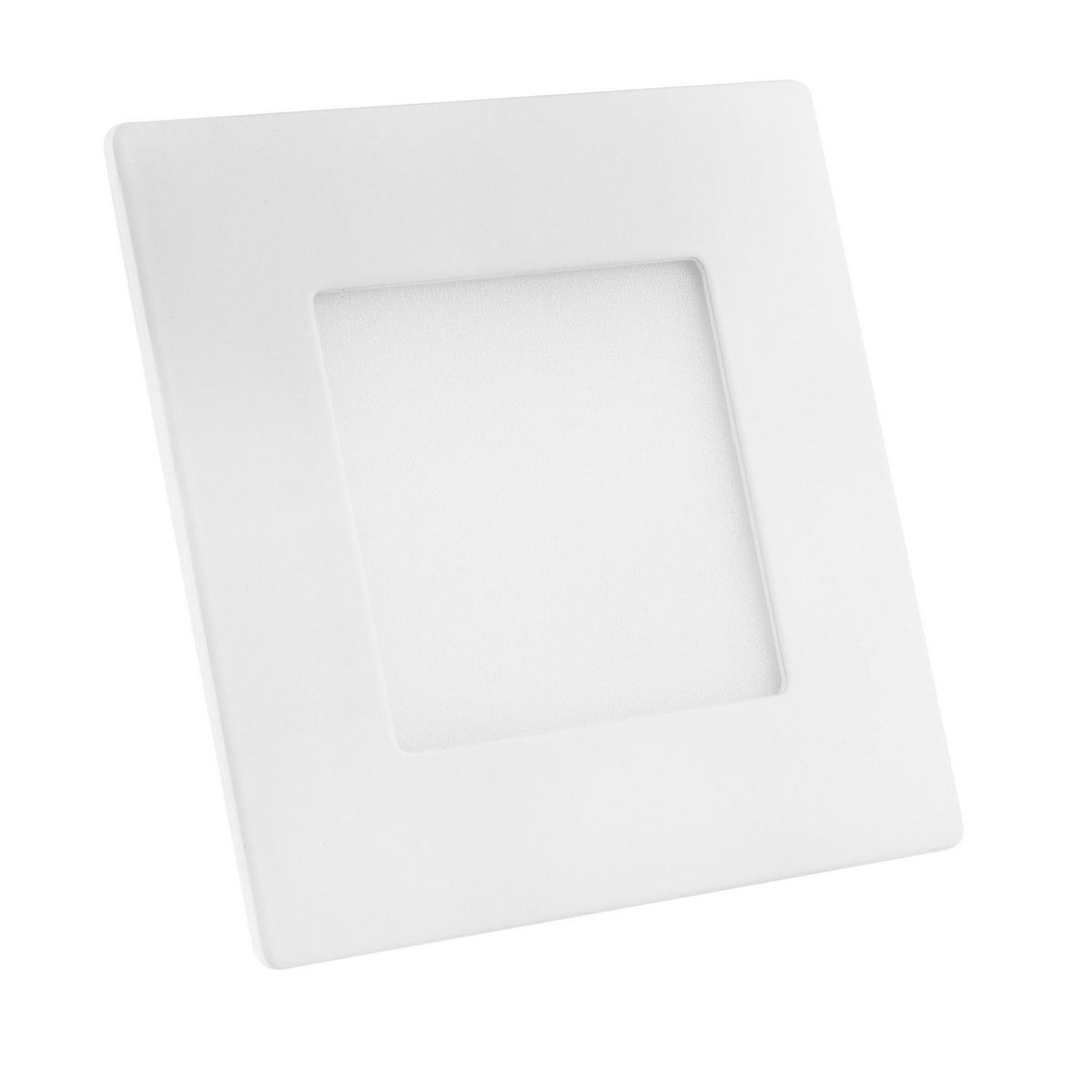 Iusa - Luminario LED Cuadrado Slim Empotrable de 6W Luz Fría