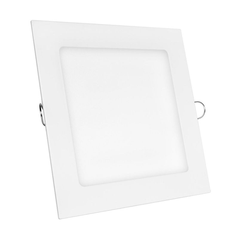 Iusa - Luminario LED Cuadrado Slim para Empotrar de 12W Luz Fría