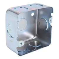 Caja cuadrada 3/4" galvanizada