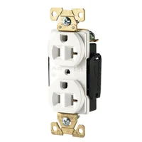 Contacto doble 125 V blanco