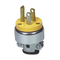 Clavija blindada 125V amarillo