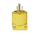 Clavija de vinil 125 V amarillo