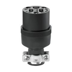 Conector de hule p/clavija blindada 125 V