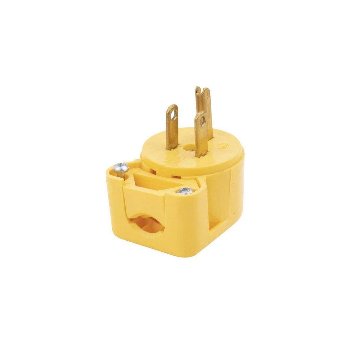 Clavija angulada de vinil 125 V amarillo, marca Arrow Hart - Foto 2