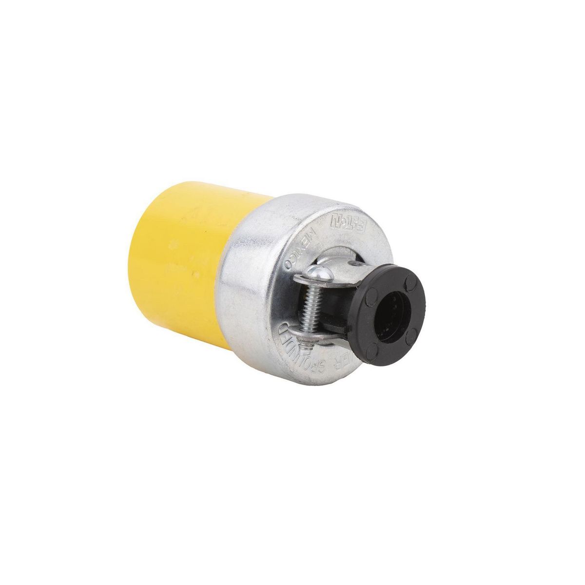 Arrow Hart - Conector de vinil blindado 125 V amarillo
