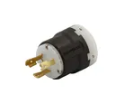 Clavija industrial 125 V 9.5 25.4 m negro/blanco
