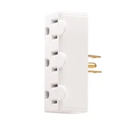 Multicontacto 3 salidas 2P 3H 15A 125 V blanco