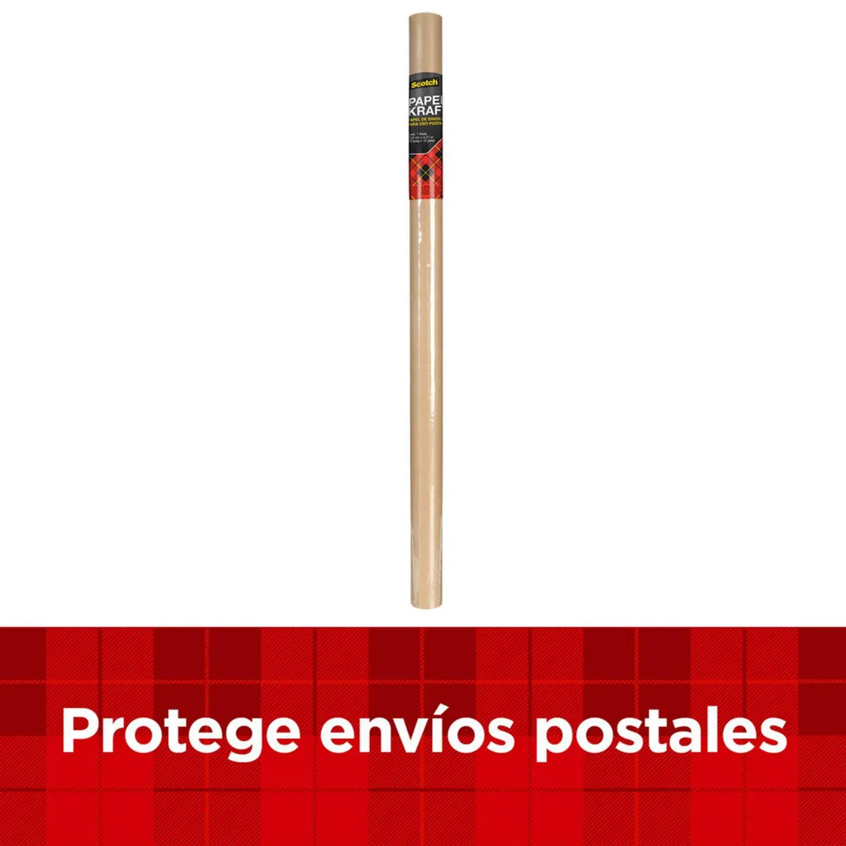 3M - Papel Kraft Scotch, 76.2 cm x 4.57 m, 1 Rollo
